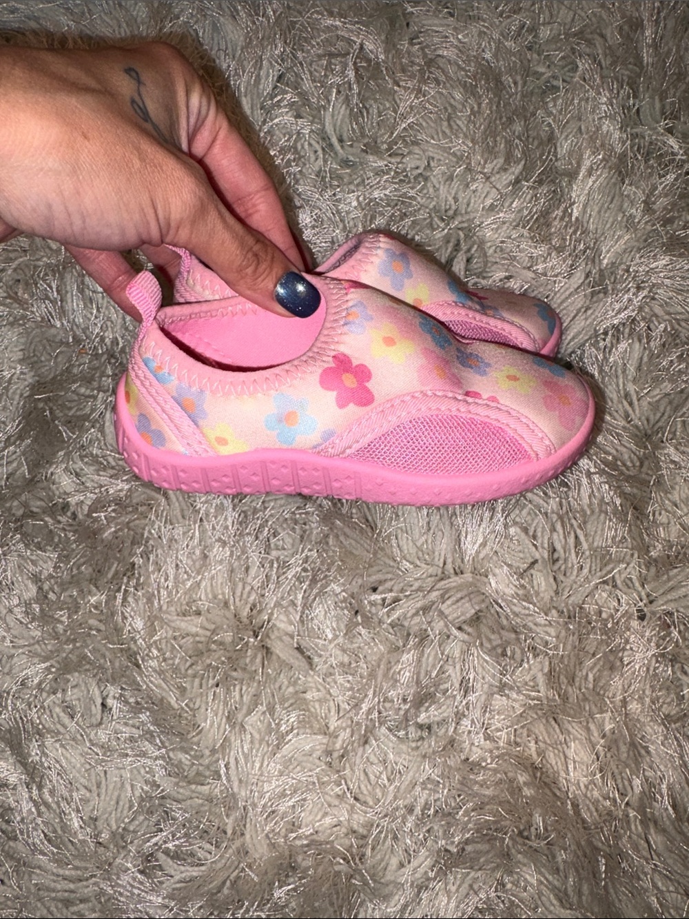 Primark Pink Floral Slip-On Water Shoes for Kids